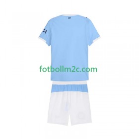 Fußballtrikots Manchester City Kinder Heim Trikotsatz 2025-2026